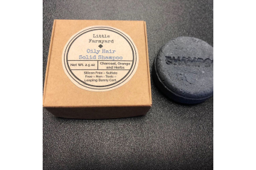Activated Charcoal Shampoo Bar 2.5 oz Leaping Bunny Certified
